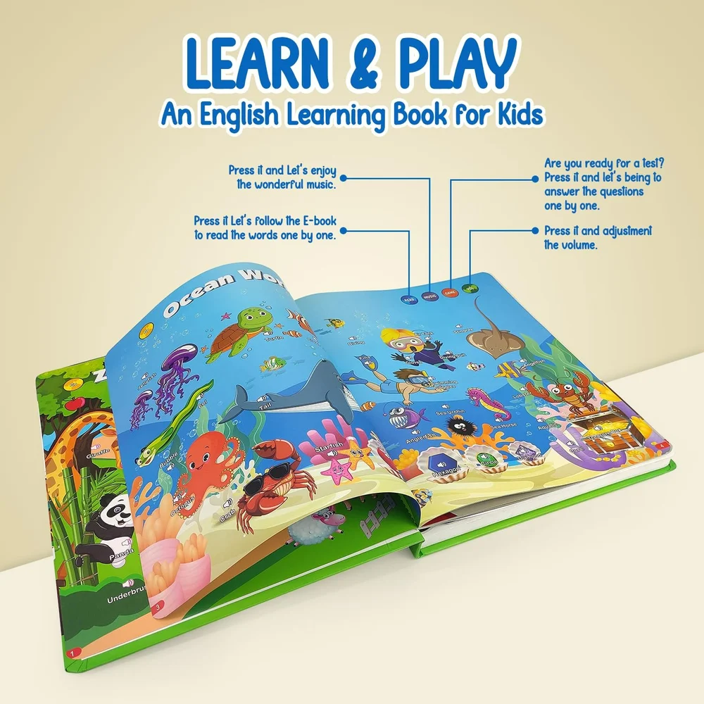 Learn & Play Intelligence Study Book Toy for Kids