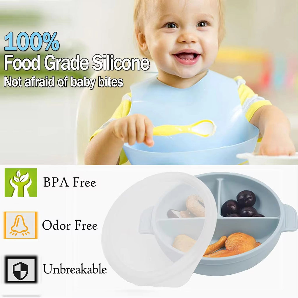 Suction Feeding Set – Durable, BPA-Free Baby Weaning Essentials Set Of 8