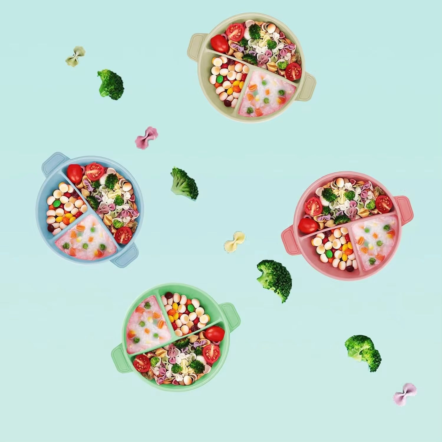 Suction Feeding Set – Durable, BPA-Free Baby Weaning Essentials Set Of 8